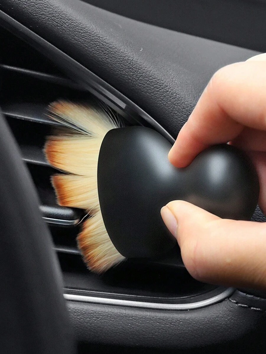 Car Interior Cleaning Brush, Short Plush Brush For Cleaning Inside Gaps And Air Vents Of Automobiles