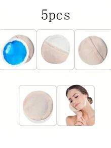 Reusable Mini Gel Ice Packs, 5pcs Round Gel Ice Packs For Eye/Face/Cold Therapy, Cooling Bag - Multicolor - View 10