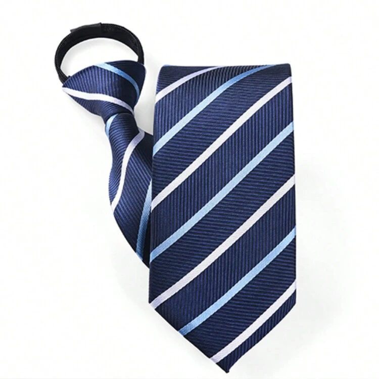 1pc Men's Zipper Tie Casual Business Travel Necktie Without Any Knot - Tie - View 8