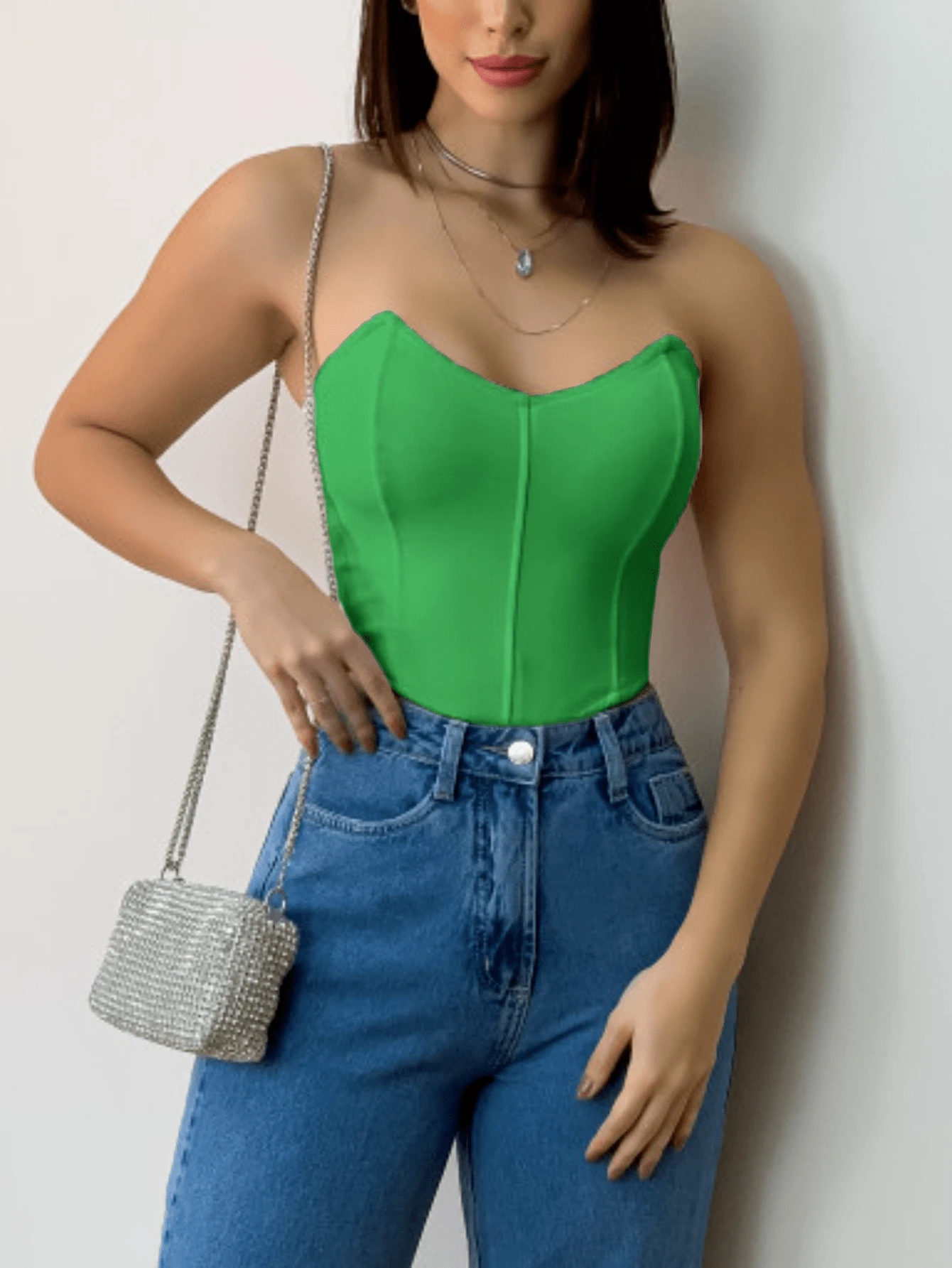 Women Tank Tops & Camis - Green - View 1