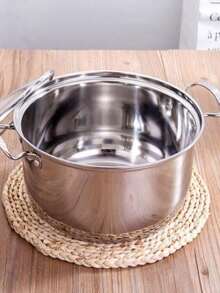 Set de 4 piezas de Ollas con Tapa de Acero Inoxidable,Ollas de cocina - Plateado - Ver 7