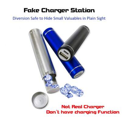 1PC Charger Station Power Bank Portable Pocket Diversion Secret Stash Safes Secret Storage Compartment Container Cans Hiding Items