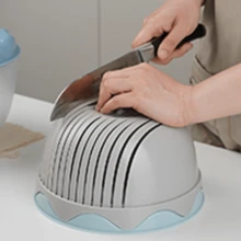 Máy sấy rau diếp 1 chiếc Salad Spinner - Màu xanh lam - Xem 5