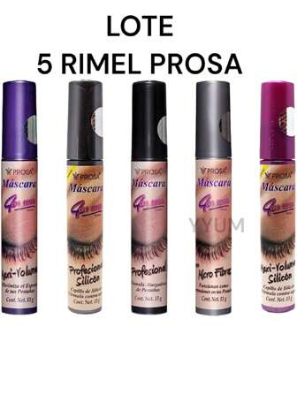 Lote 5 rimel Prosa original 4en1