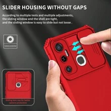 For Infinix Hot 1211 10 9 Play Shockproof Armor Phone Cover Case For Infinix Smart 7 6 Holder Case, Pixel 8 8Pro Case, Huawei Honor X7 X8 X9 Case, For MOTO G9 Plus G Stylus 5G G Stylus 2021 G Pure G Power 2021 G30  E20 E7i Power E7 Power G22 E32 G52 G42 Case - Red - View 8