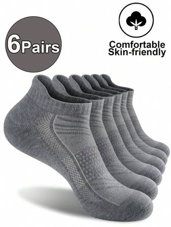 6/10/20/30/50/80 双男士踝袜 M 码和 L 码柔软低帮袜小标签防滑袜