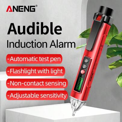 ANENG ANENG VC1010 Detectores de voltagem digital Caneta testadora inteligente sem contato Medidor de corrente 12-1000 V Lápis de teste de sensor elétrico
