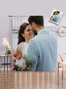 1 Stück Individuelle Fotovorhänge, Personalisierte Vorhänge Mit Foto Und Text, Vorhänge Mit Fotocollage, Individuelle Hundevorhänge, Personalisierte Hundevorhänge, Personalisierte Überwurfvorhänge, Vorhänge Mit Hundebildern, Collagenvorhänge, Fotovorhänge Für Die Beste Freundin, Gemütliche Vorhänge, Familienfotogeschenk, Hochzeitsgeschenk, Geburtstagsgeschenke, Muttertagsgeschenk, Vatertagsgeschenk, Geschenk Für Mama/papa, Geschenk Für Freundin, Geschenk Für Sie