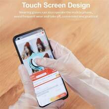 50pcs/100pcs, Disposable TPE Gloves, Transparent Thickened Gloves, Powder Free Anti-Static, Suitable For Kitchen Cleaning, Household Cleaning, Food Processing, Baking, Beauty Hairdressing, Pet Care, Painting, Cleaning Supplies,Kitchen,Bathroom,Home,Household Supplies