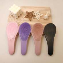 1pc Portable Anti-Static Hairstyling Comb With Wave Design And Air Cushion For Voluminous Hair Hair Brush - Multicolor - View 2