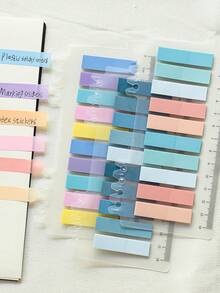 1200 Sheets In 6 Styles Sticky Notes Index Tabs Can Be Written And Used As Stickers, Bookmarks And Page Markers For Classification And Indexing. Strong Adhesion And Available In 6 Designs. - Multicolor - View 5
