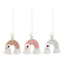 One Piece Bohemian Rainbow Tassel - Car, Nursery, Bedroom, Home & Office Oil Diffuser - Colorful Decorative Hanging Air Freshener And Accessory - Multicolor - View 7