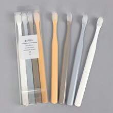 New Ultra-Slim Bristle Toothbrush Home Kit For Adults (4pcs) - Cute Soft Bristle Brush For Women - Multicolor - View 1
