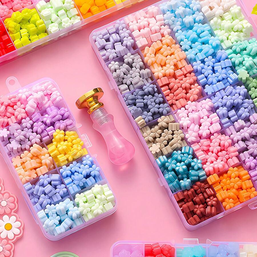 Craspire 400 Stück Wachs-Siegelperlen - Leuchtende Sterne Für Briefversiegelung