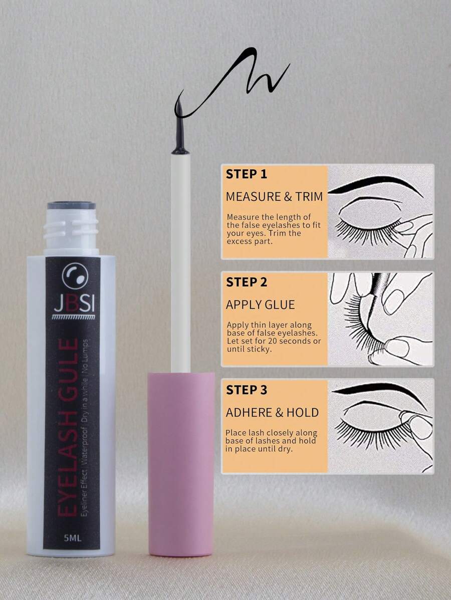 1 Piece Of Eyelash Glue, Super Hold, LongLasting 72 Hours, Waterproof