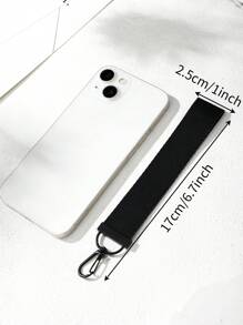 1 Máy Tính Sáng Tạo Có Thể Tùy Chỉnh Túi Móc Khóa Phụ Kiện Màu Trơn Thay Thế Phổ Quát Dệt Móc Khóa Túi Mặt Dây Chuyền Cá Tính DIY Trang Trí Tua Rua Quà Tặng Cặp Đôi Móc Khóa - màu đen - Xem 6