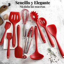 ANTSAY 22 Pieces Silicone Kitchen Utensil Set, Non-Stick Silicone Kitchen Utensils, Kitchen Spatula Set, High Temperature Resistant, With Storage Bucket