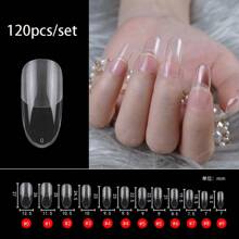 Puntas de uñas de imitación cuadradas extra cortas, conjunto de 120 piezas de puntas de uñas de acrílico mate suave pre-archivadas, puntas de uñas de gel suave preformadas para cubrir la uña completa en 12 tamaños de Gel X puntas de uñas falsas para principiantes y suministros de uñas para salón uñas falsas uña falsa uña acrílica