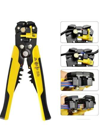 Alicate Automático Decapador Crimpador 5 Em 1 Alicate De Eletricista Descacador Fios Decapador Fio Automático Promoção