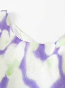 mini bala Young Girl's Breathable Quick-Dry Professional Dress, New Mother-Daughter Summer Collection - Dusty Purple - View 6