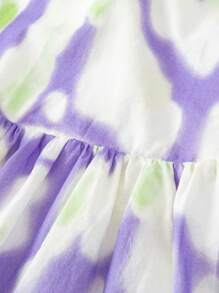 mini bala Young Girl's Breathable Quick-Dry Professional Dress, New Mother-Daughter Summer Collection - Dusty Purple - View 8