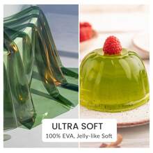 AmazerBath Plastic Shower Curtain Liner Premium PEVA Shower Curtain Heavy Duty 8G, Weighted Shower Curtains For Bathroom Accessories With 3 Big Stones And 12 Rustproof Grommets - Dark Green - View 3