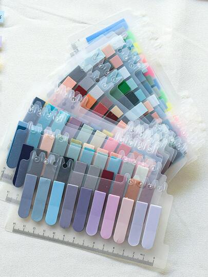 15 تصميم، 3000 قطعة من ملصقات الفهرس اللاصقة، أوراق مذكرات قابلة للكتابة، إشارات كتب، فواصل تصنيف، لاصق قوي، 15 طراز متنوع