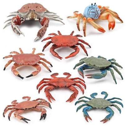 ديكور أوزيحديث شكل كابوريا احمر وازرق محاكاة للواقع صلبة مزينة بشكل لعبة