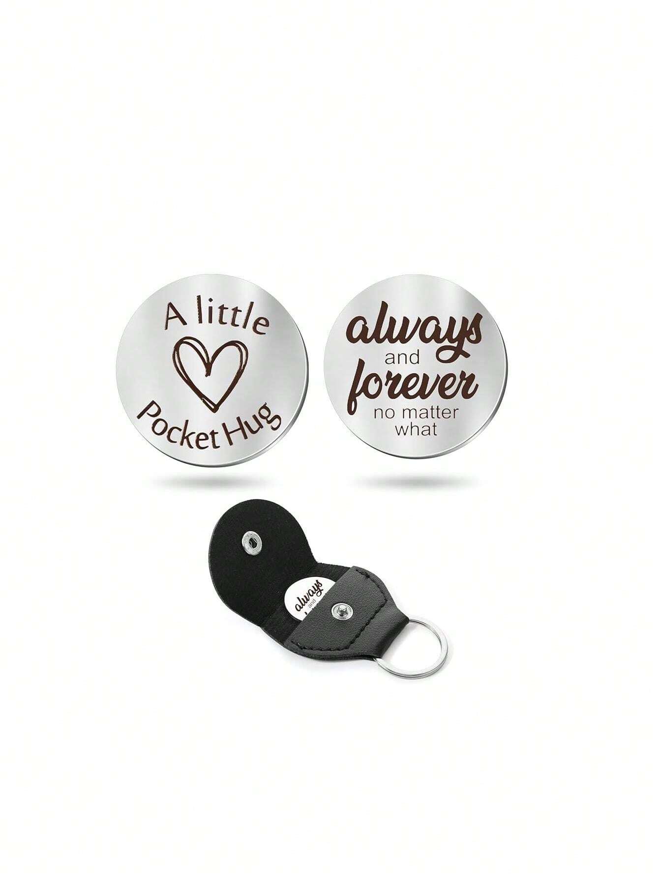 Herz Schlüsselanhänger Für Paare - Romantischer Auto Glücksbringer Für Fernbeziehungen