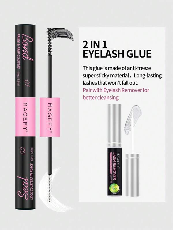 MAGEFY MAGEFY 2 IN 1 EYELASH GLUE+ Wimpermake-up Remover