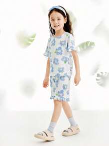 mini bala Pijama de verano de algodón transpirable para niño en casa