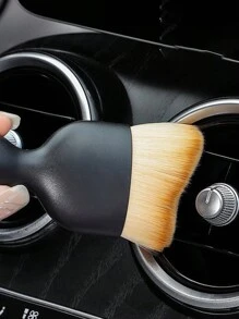 Car Interior Cleaning Brush, Short Plush Brush For Cleaning Inside Gaps And Air Vents Of Automobiles