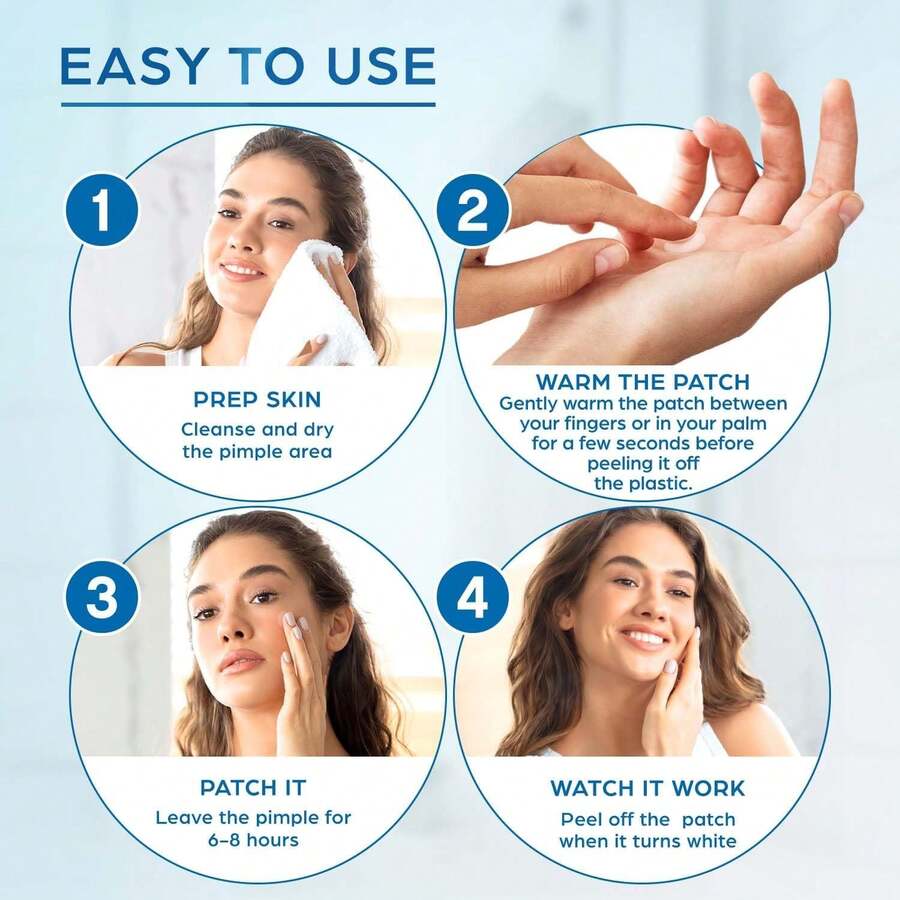 100pcs Acne Patch For Covering Zits And Blemishes, Spot Cover Stickers