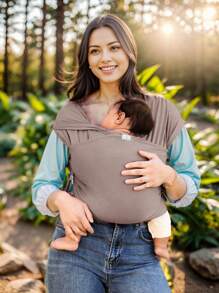 1pc Baby Wrap Carrier - Original Baby Carrier Wrap Sling For Newborns - Baby Wearing Essentials - Newborn Wrap Swaddle Holder, Newborn To Toddler Infant Sling
