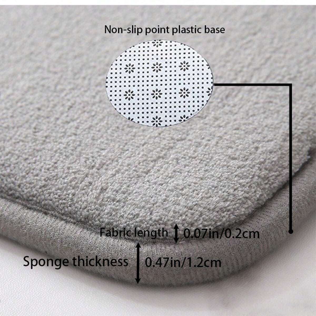 Stone Shell Bathroom Shower NonSlip AntiDirty WaterAbsorbing