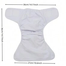 6 szt. w zestawie 3 pieluch z 3 wkładkami Wielorazowe pieluchy dla niemowląt Zmywalne i regulowane Dekoracje na Baby Shower dla rodziny Prezenty