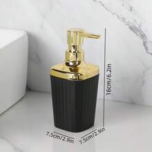 海贼王,酒店卫浴用品,泡泡瓶,树脂按压式分装瓶,沐浴露,洗发水,洗手液,空瓶。 - 黑色 - 查看 2