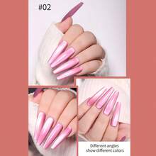 1 lọ sơn móng tay dạng gel mắt mèo phản quang ba chiều đóng hộp bán vĩnh viễn ngâm sạch bằng đèn LED UV Nghệ thuật làm móng 9 màu Nghệ thuật làm móng tại nhà - Nhiều màu - Xem 6