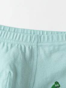 mini bala 3 piezas de calzoncillos de algodón elásticos y transpirables para niños - Verde - Ver 4