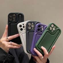 1 szt. Fioletowy wzór toru wyścigowego TPU Etui na telefon Moda Ochrona przed upadkiem kompatybilna z Apple IPhone 15 Pro Max, prosta konstrukcja Pełna obudowa kompatybilna z IPhone 14/13/12/11