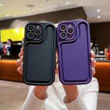 1 szt. Fioletowy wzór toru wyścigowego TPU Etui na telefon Moda Ochrona przed upadkiem kompatybilna z Apple IPhone 15 Pro Max, prosta konstrukcja Pełna obudowa kompatybilna z IPhone 14/13/12/11