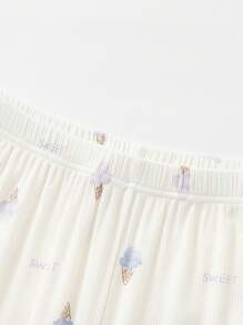 Balabala Girls' Pajama Set Summer Air-Conditioned Antibacterial Homewear