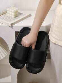 Không giới tính Trong nhà Dép đi trong nhà Cặp đôi Vòi hoa sen trong phòng tắm Dép xăng đan Với Chống trượt PVC Đế Cho mùa hè - màu đen - Xem 4