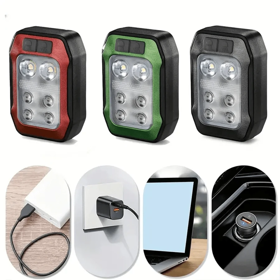 1pc Clip On Running Light, Rechargeable Running Lights For Runners, High Visibility Clip On LED