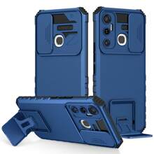 Infinix Hot 1211 10 9 Play防震盔甲手機保護殼，適用於Infinix Smart 7 6支架殼，Pixel 8 8Pro殼，Huawei Honor X7 X8 X9殼，MOTO G9 Plus G Stylus 5G G Stylus 2021 G Pure G Power 2021 G30 E20 E7i Power E7 Power G22 E32 G52 G42殼 - 寶藍色 - 查看 2