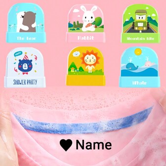 1pc Customized Personal Name Stamp Seal Room Decoration Multi-Functional,Compact,Seal,Reusable,No-Iron Fashion,Contracted,Colorful,Cute,Funny,Kawaii,Modern,Cartoon Hot Pink,Royal Blue Unique Self Inking Stamps Personalized, Finds,Personalized Christmas Ornaments 2024,Name Stamps Personalized,Christmas Gift,Personalized Gifts For Women/Men Ideal Gifts For Him Her,Family,Friends,Children,Students For Birthdays,For Christmas,For Fall/Autumn/Winter,For School,For Children's Day,Customized Creative 3D,Back To School Supplies