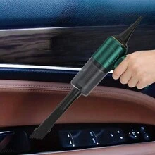 1 Máy hút bụi cầm tay không dây di động cho ô tô, Máy hút bụi cầm tay có lực hút mạnh, Máy hút bụi mini nhỏ gọn - màu xanh lá - Xem 9