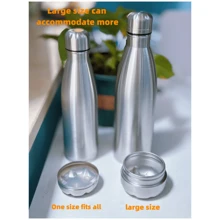 1 Stück 10.6oz Getarnte Wasserflasche, Tragbare Flasche Geheimer Stash, Pillen Organizer Dose, Sicherer Versteckplatz Für Geld Bonus Schlüsselring Box