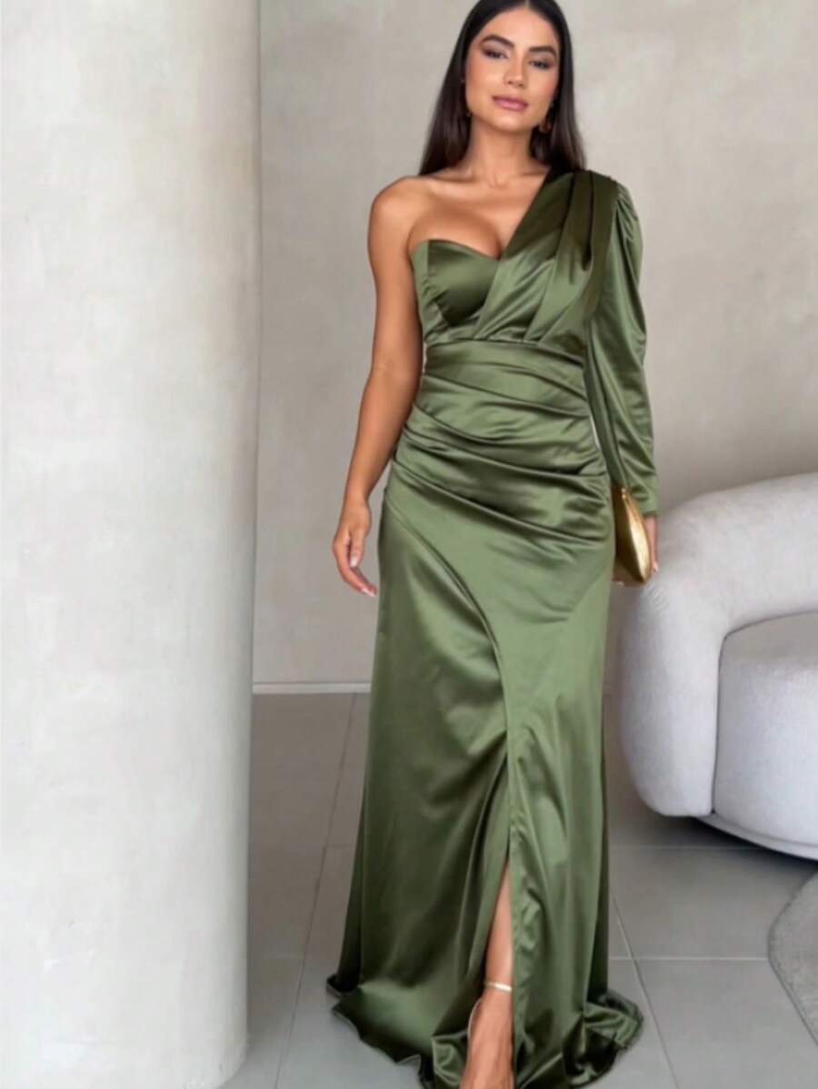 Women Dresses - 綠色 - 查看 1