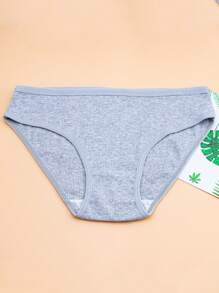 5pcs Women Ribbed Mid-Rise Sexy & Comfortable Fashion Bikini Briefs - Multicolor - View 7